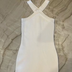 House of Harlow White Halter Dress
